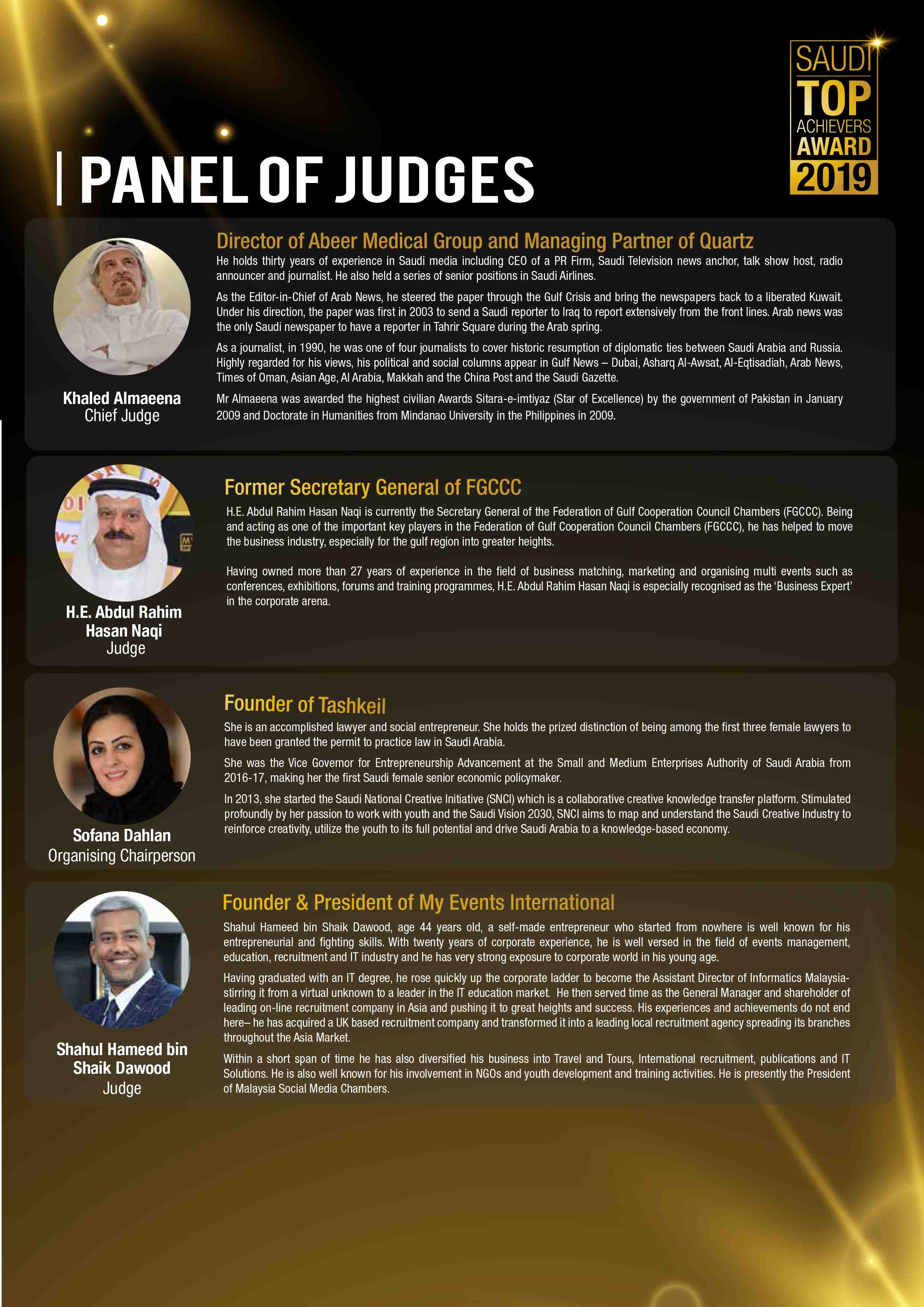 Saudi Top Achievers Awards 2019